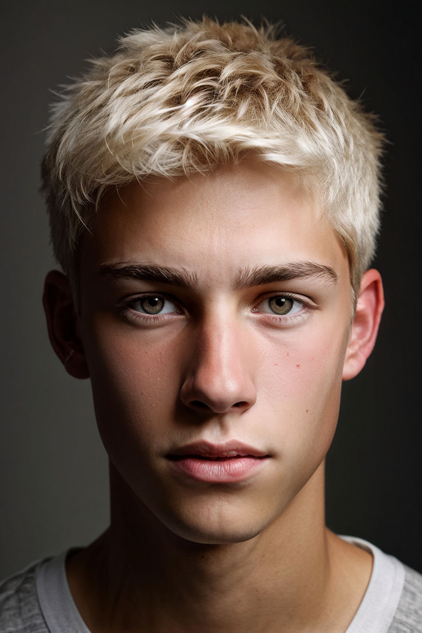 Realistic Portrait Of An 18 Year Old Caucasian Male By Harper Coelho Playground 6389