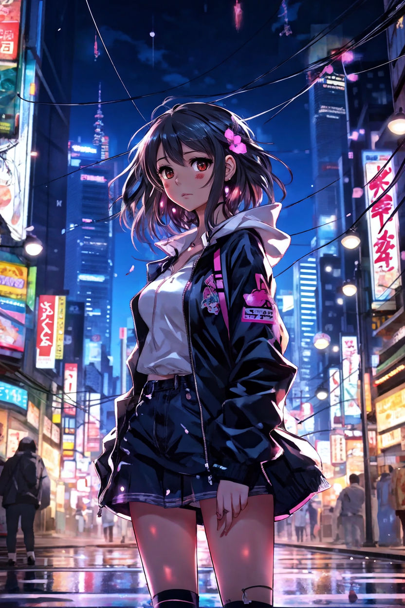 cute aesthetic anime girl profile picture.