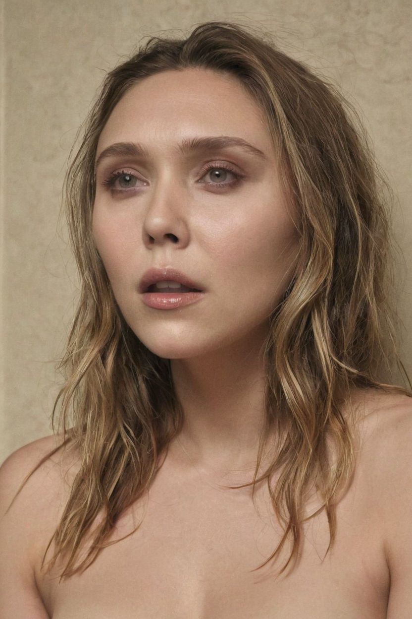 Elizabeth Olsen with big boobs