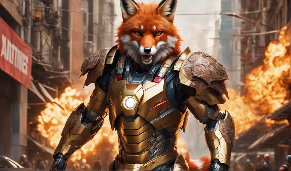 ArtStation - The Warrior Fox (Furry)