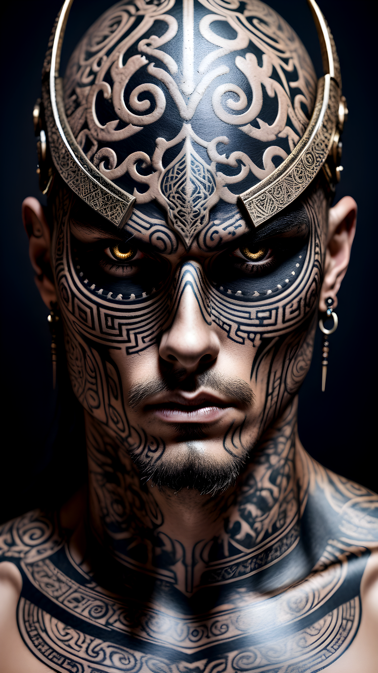 Tribal Dragon Customizzed Tattoo - Ace Tattooz