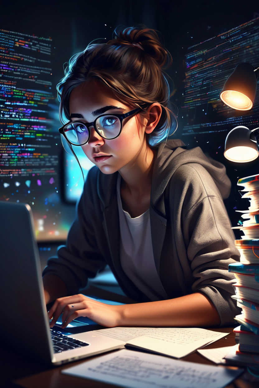 Girl Coding