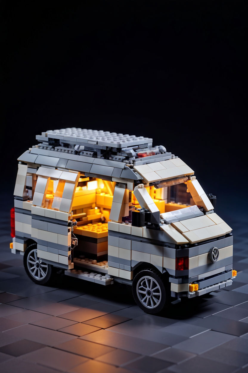 Lego model of the 2023 VW California campervan by Enea Auberson ...