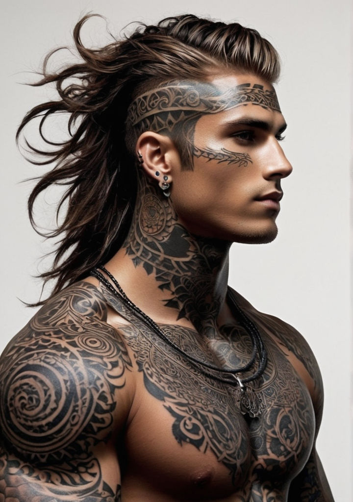 Wolf Tribal Tattoo - Etsy
