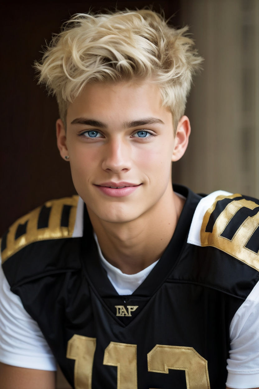 blonde athletic guy