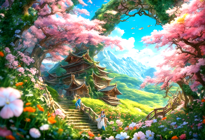 KimiZero Unveils “Cherry Blossom Viewing” Key Visual
