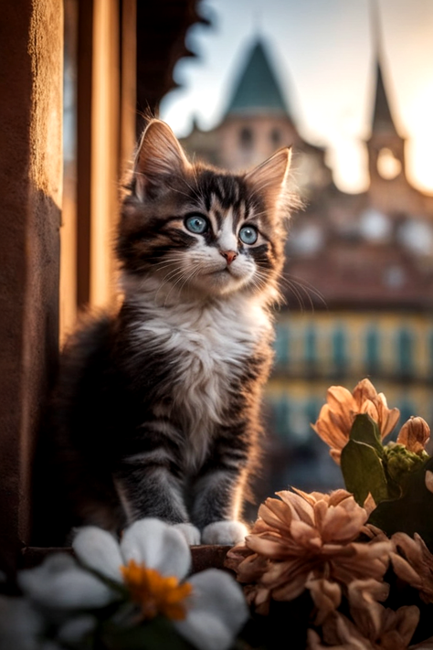 a cute cat is a bundle of love and joy that can light up your life and  bring happiness to your home." - Playground