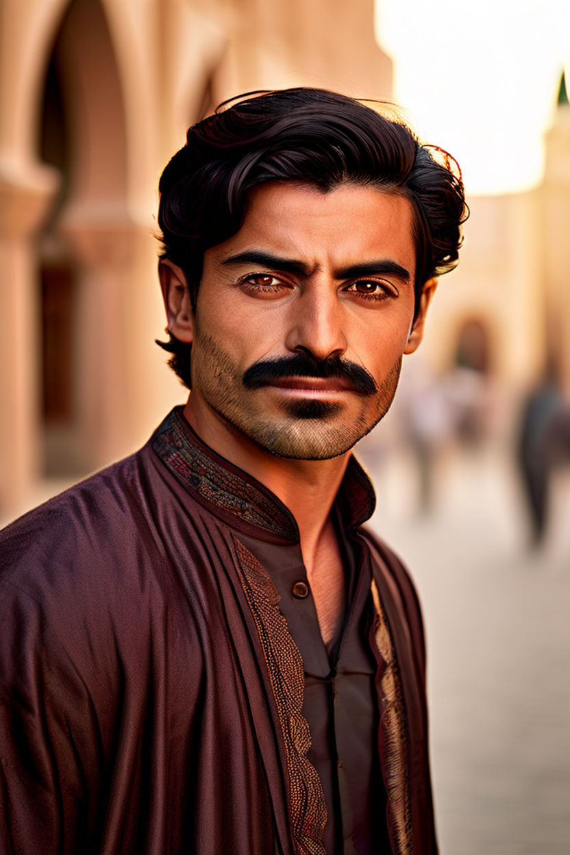 Handsome Persian man