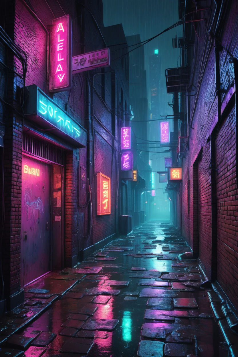 A desolate alley by tsfdrvxd9w - Playground