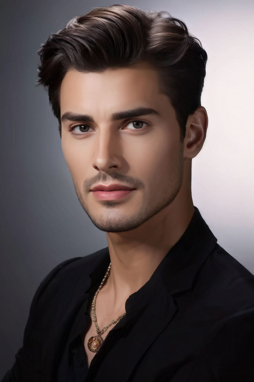 super handsome Lebanese male model