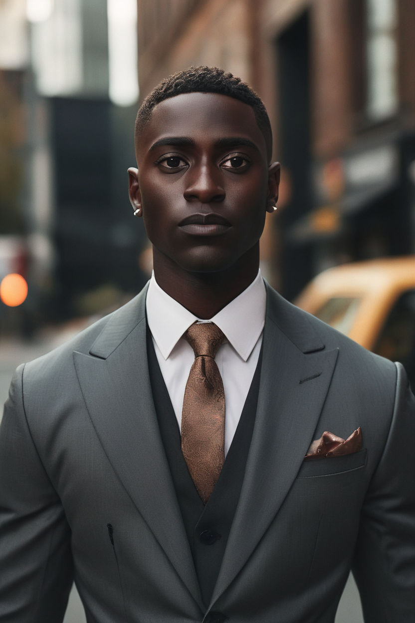 Handsome black man