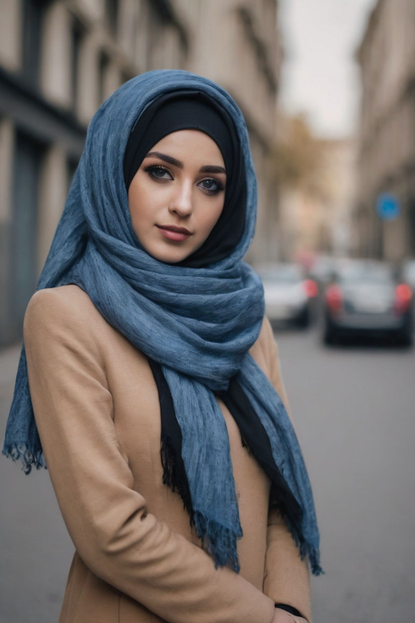 Nude hijab