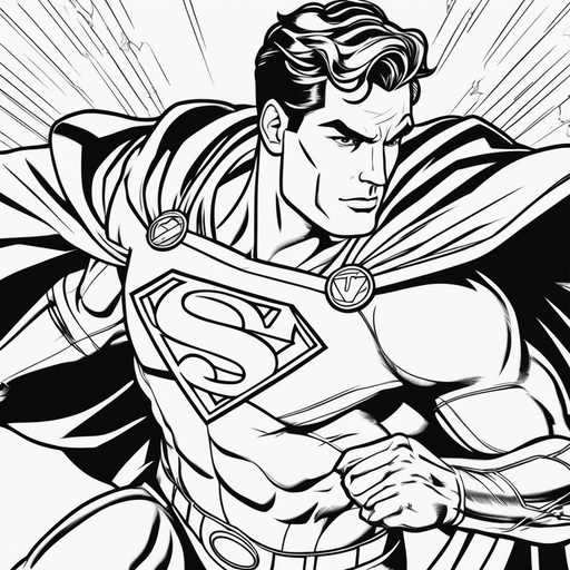 superheroes coloring pages