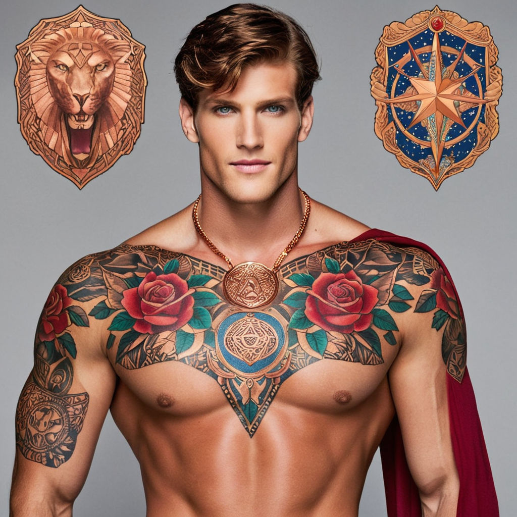 Pretty Ladies Roses Shoulder & Chest Tattoo | Tattoo Ideas For Men & Women  in 2024