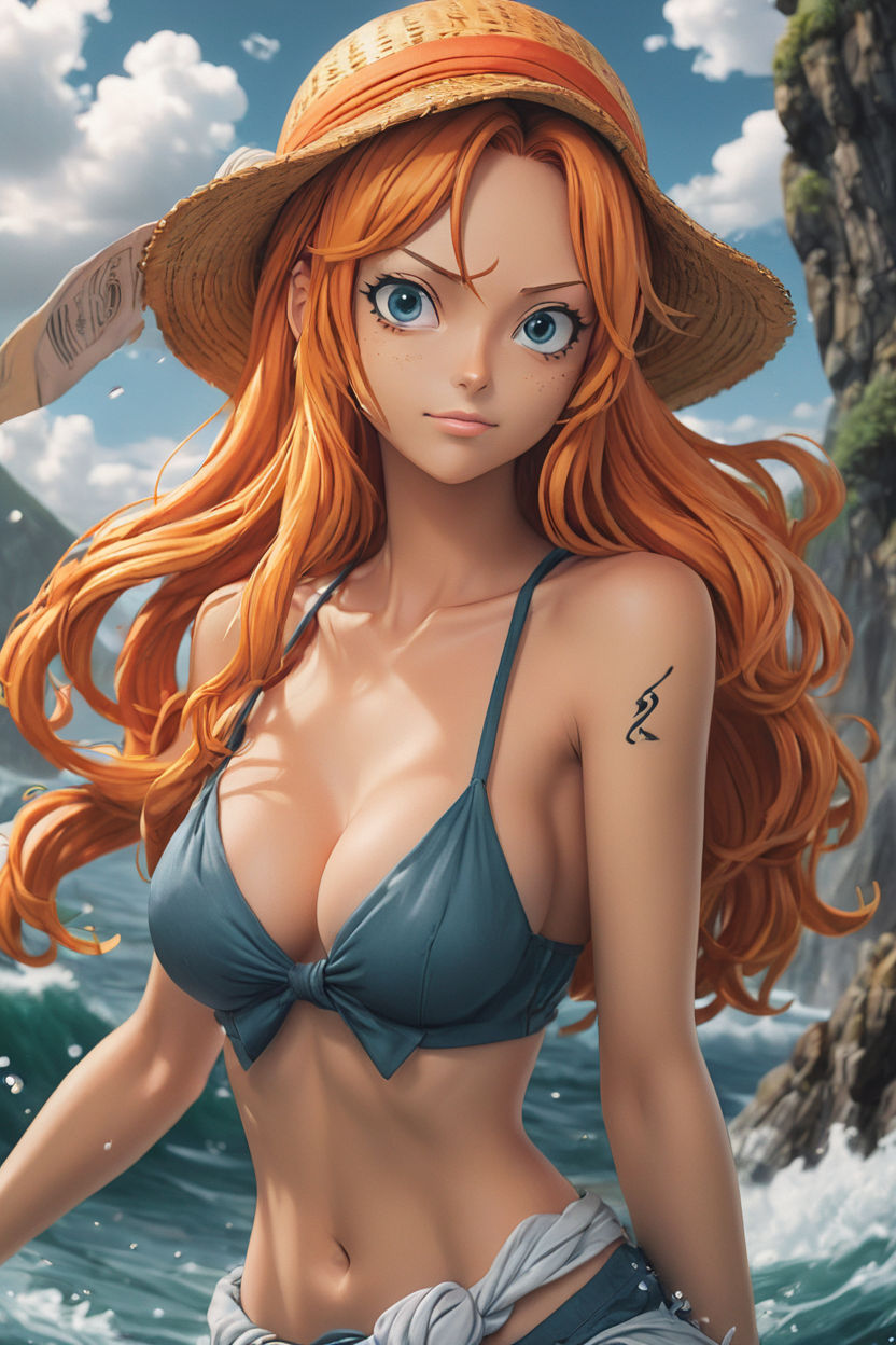 Nami de one piece en bikini