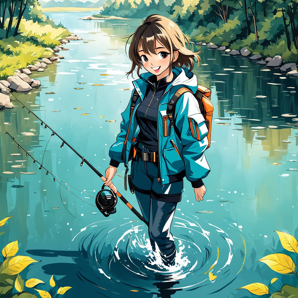 Crystal Fish Girl - Anime Poster by AnjiDesignArt on DeviantArt