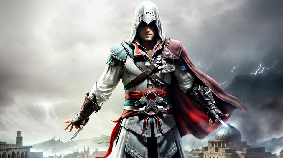 Character from th Assassines creed - Playground