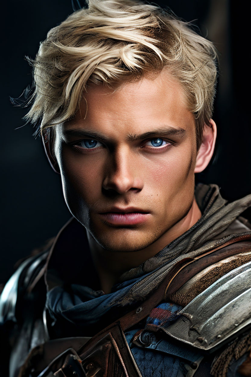 Guy with blonde hair and blue eyes profile picture