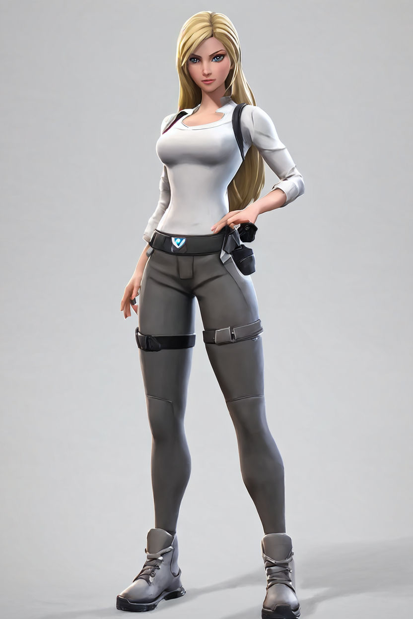 lady fortnite skin with big breasts