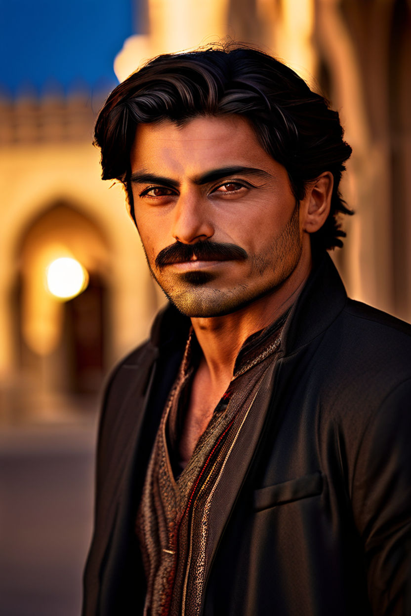 Handsome Persian man