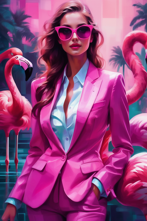 Flamingo Print – Plumfield