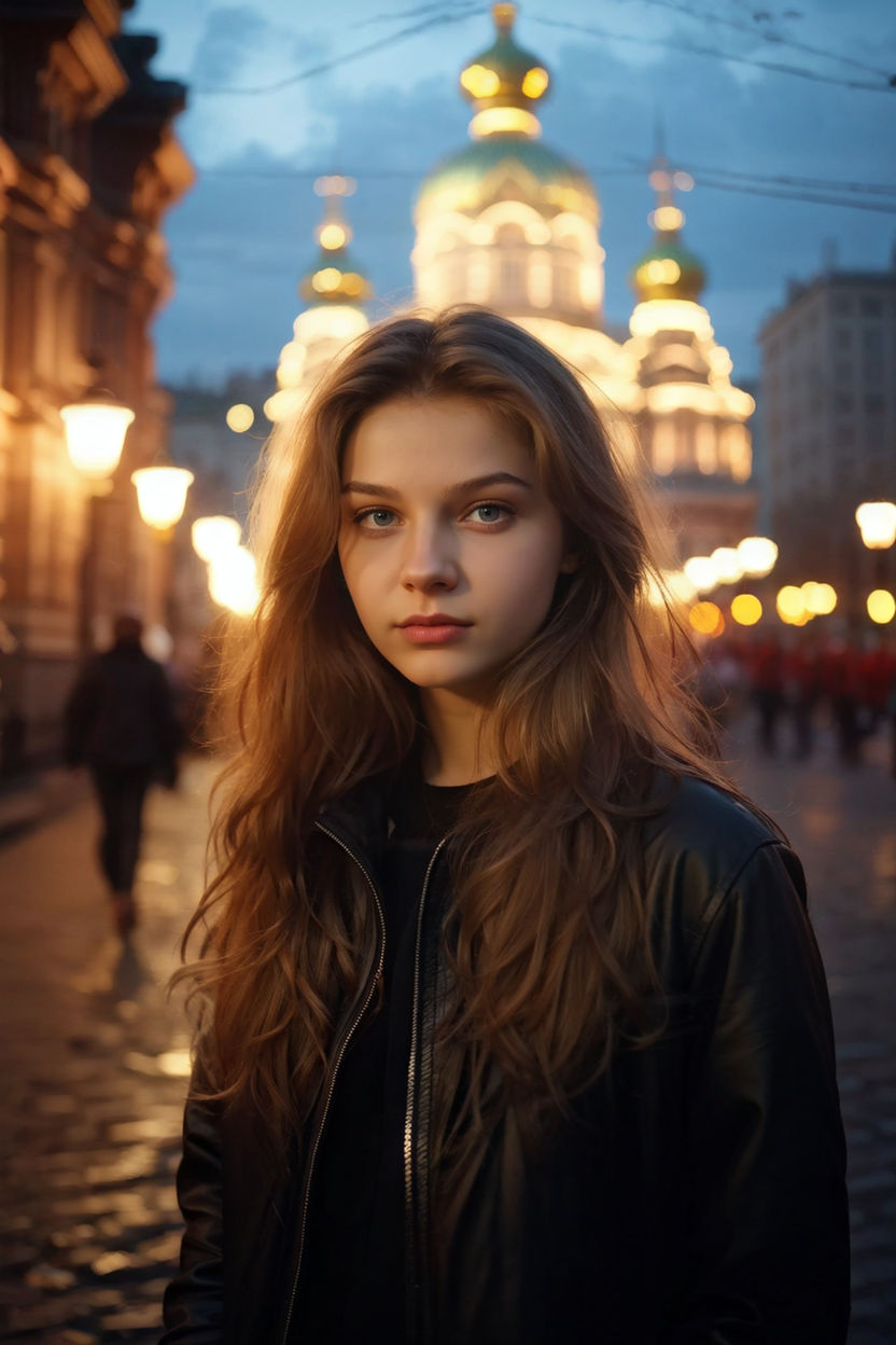 cute russian 18 year old girl face