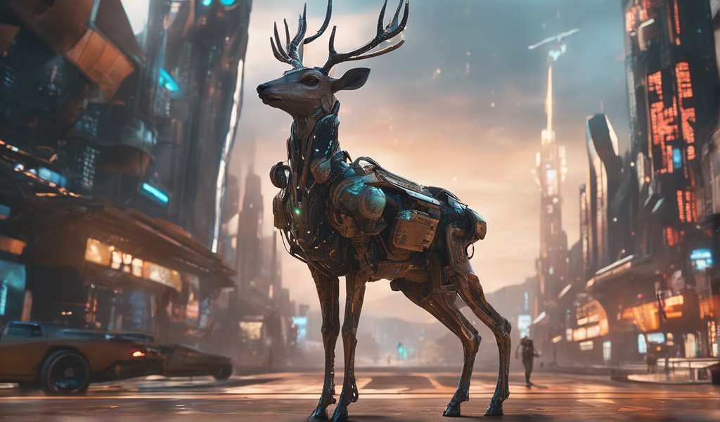 Robotic reindeer 2024