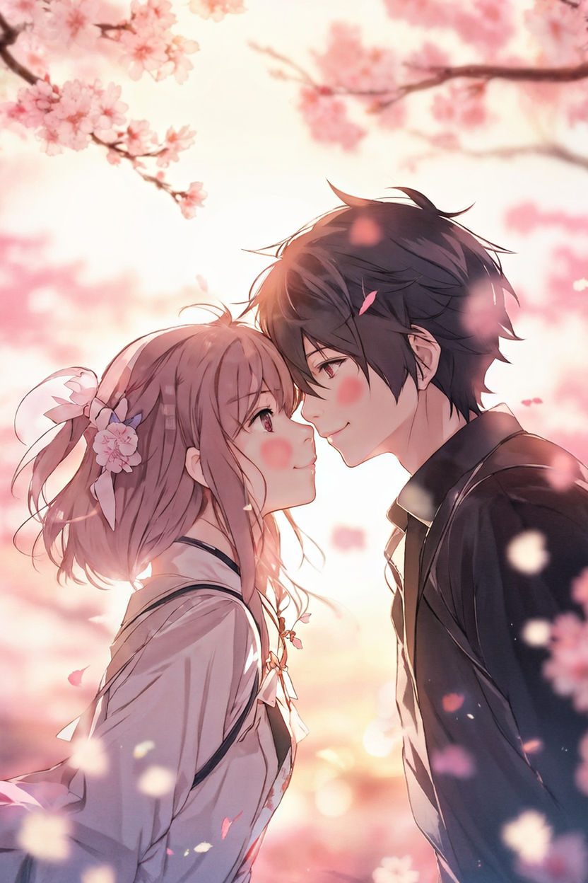 cute anime couple